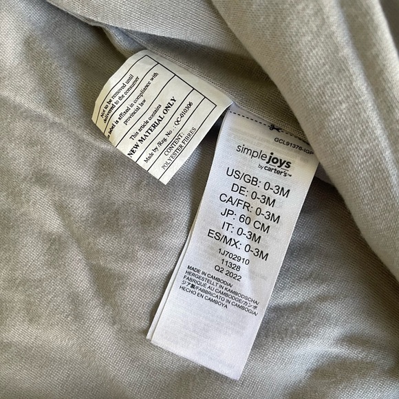 Carter’s 0-3 Winter Zip Up Onesie for Snow/Cold Weather - Picture 5 of 5